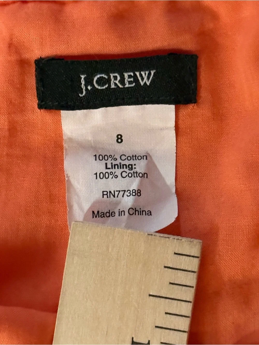 J. Crew Coral Textured fit & flare Halter Dress Size 8 Lined